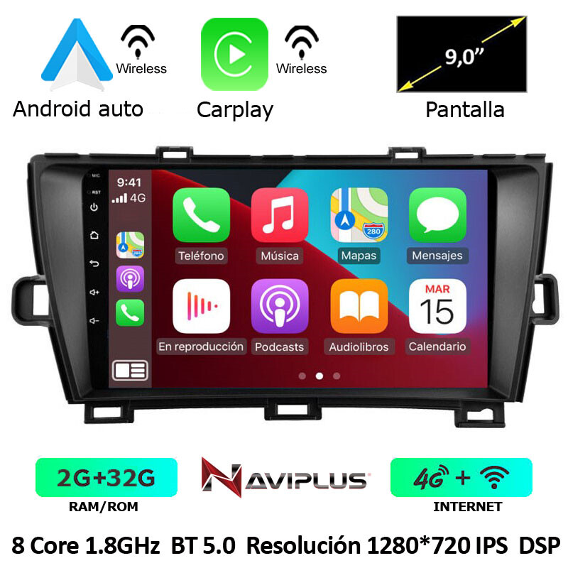 PANTALLA TOYOTA PRIUS XW30